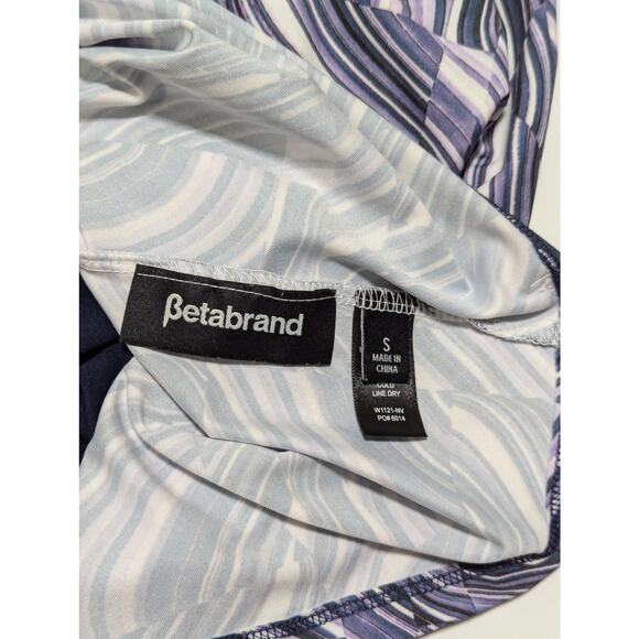 Betabrand Round Trip Reversible Dress Purple Four Way Half Sleeve Womens Small - Picture 5 of 6